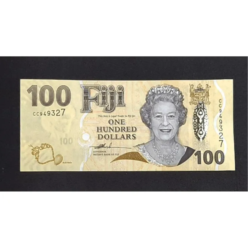 اسکناس تک بانکی 100 دلار فیجی 2007 ملکه