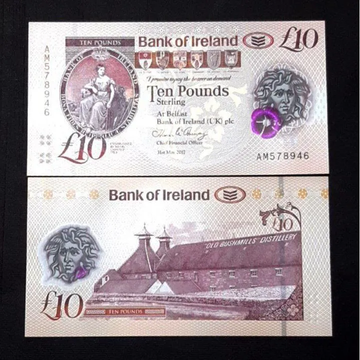 تک بانکی 10 پوند ایرلند شمالی 2017 پلیمری