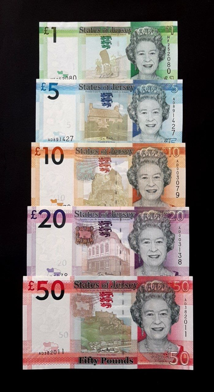 ست بانکی 1 تا 50 پوند جرسی جرزی 2010-2018 توضیح