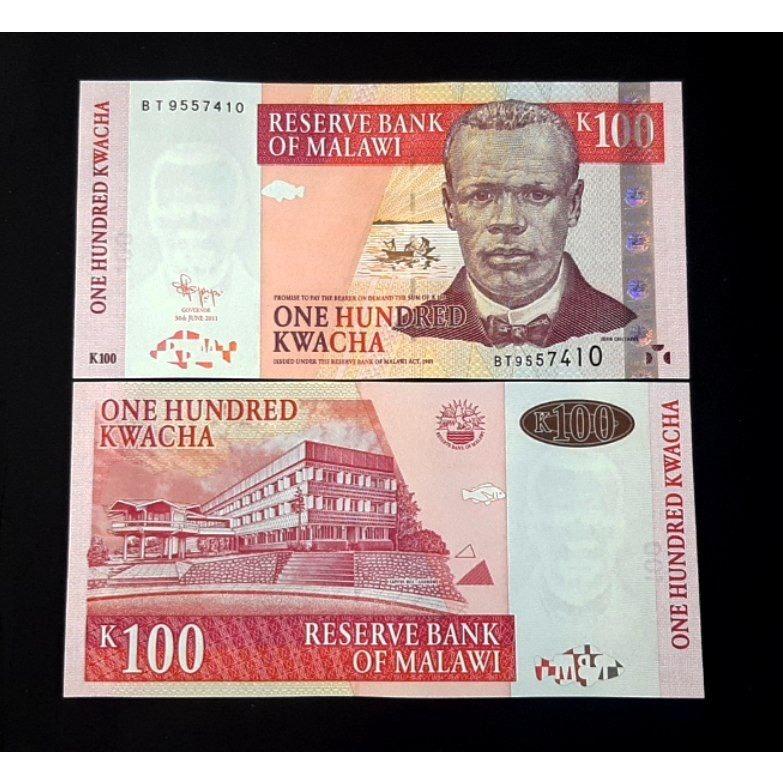 تک بانکی 100 کواچا مالاوی 2011 آفریقا خوشرنگ قرمز