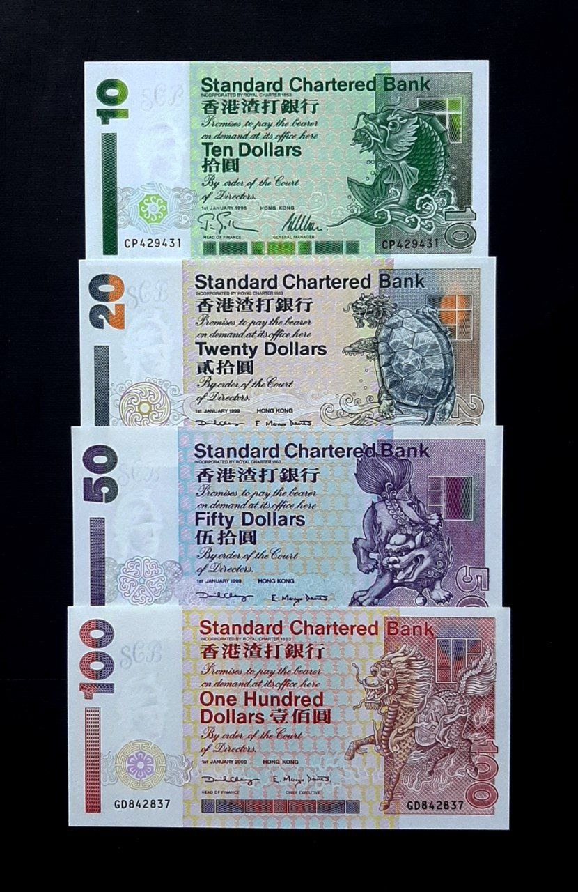 فول ست بانکی 10 تا 100 دلار هنگ کنگ 1995-2000