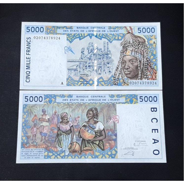 تک بانکی 5000 فرانک آفریقا غربی ساحل عاج A توضیح