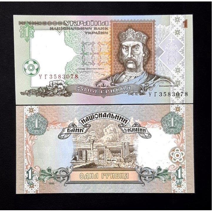 تک بانکی 1 گریونا اوکراین اکراین 1995 اروپا