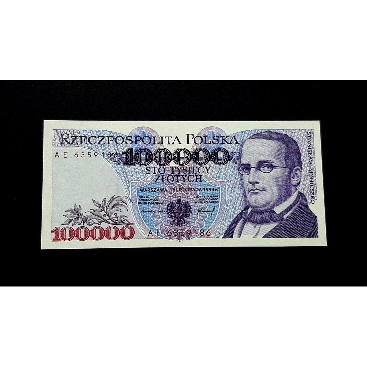 تک بانکی 1 میلیون زلوتی لهستان اروپا 1993 کمیاب