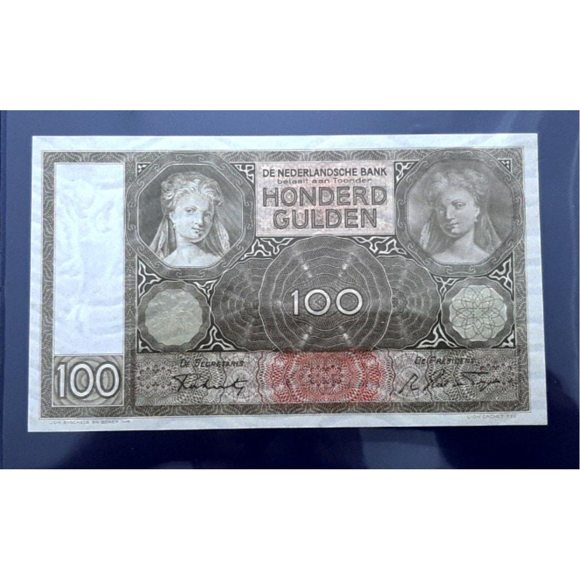 تک بانکی 100 گیلدن هلند اروپا کلاسیک 1942 توضیح