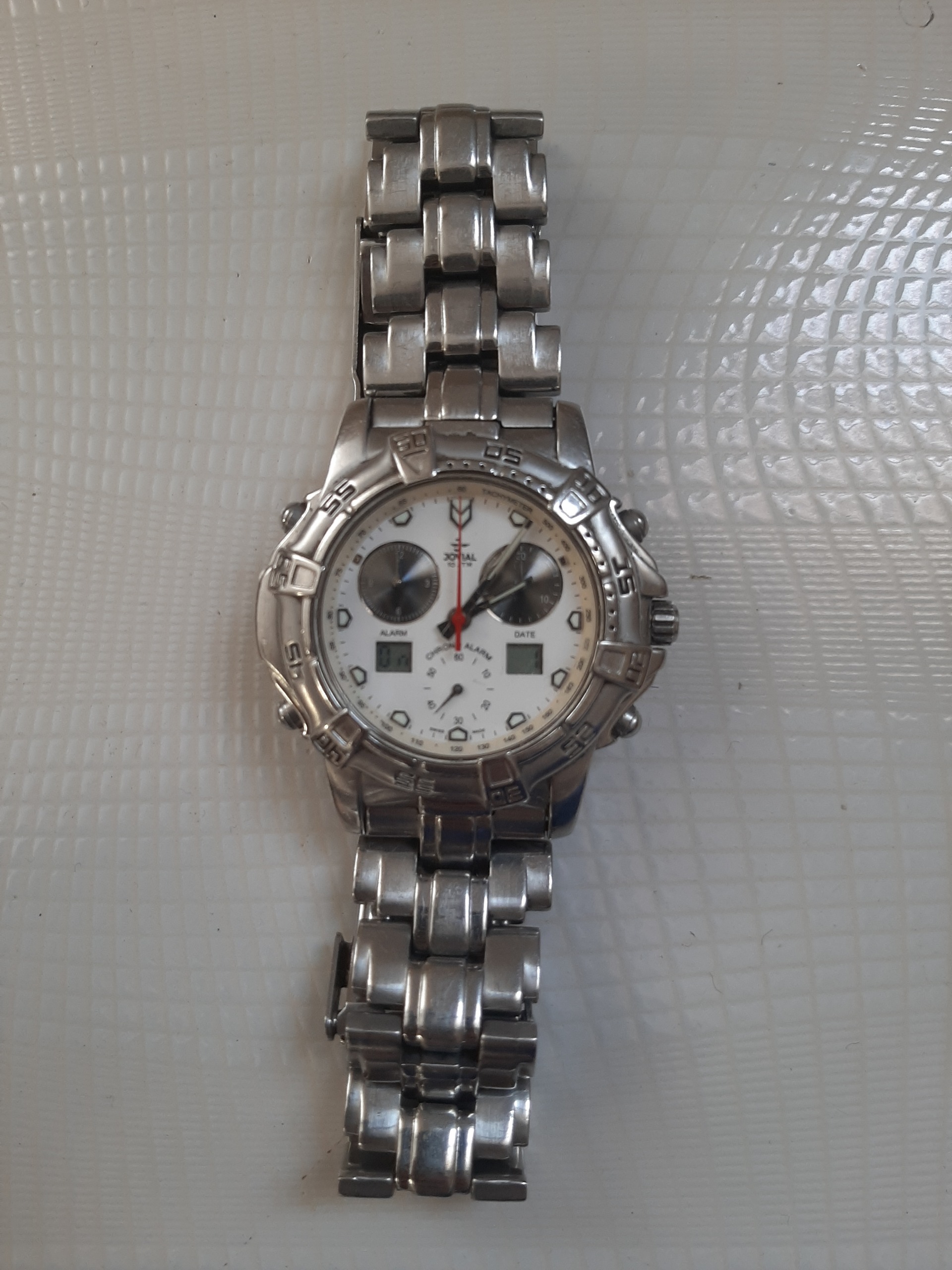 ساعت مچی اصل سوئیسی دوزمانه زنگ داره