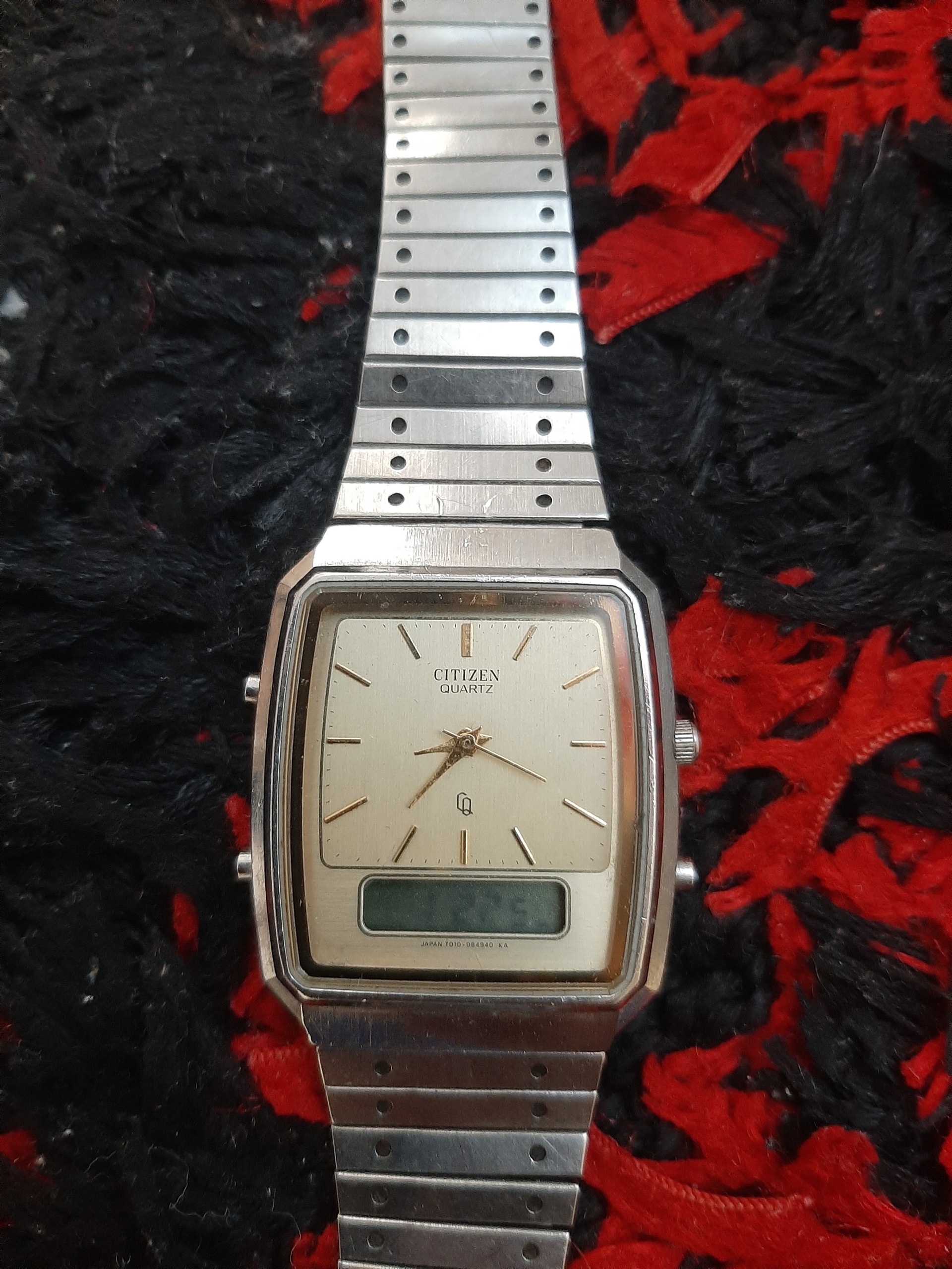 ساعت مچی مردانه سیتیزن دو زمانه قدیمی و اصل