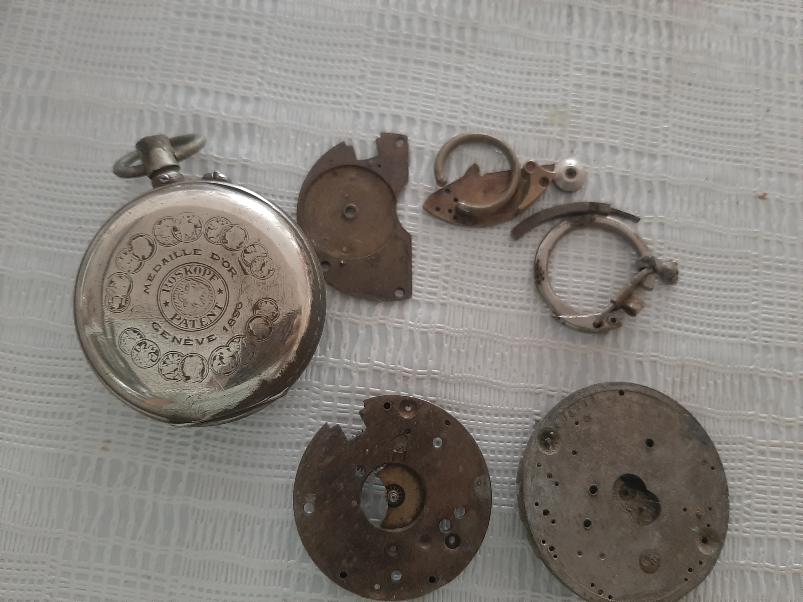 وسایل ساعت جیبی اوراقی