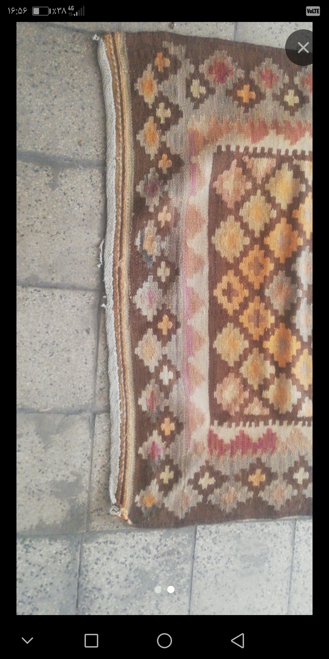 گلیم قدیمی زنجان