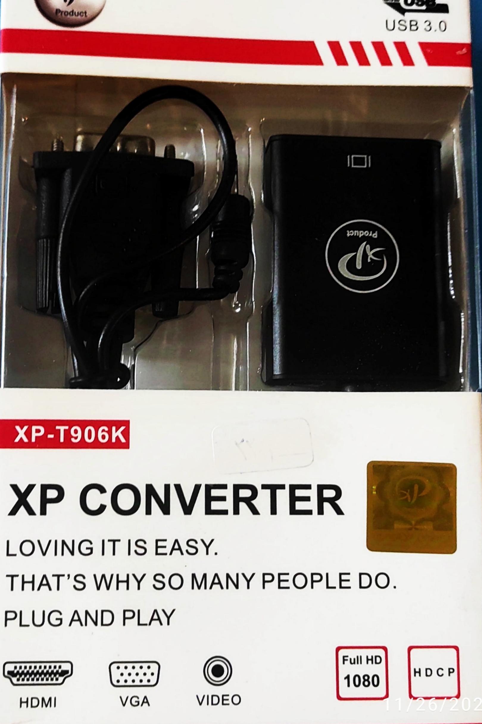 تبدیل HDMI به VGA برند XP تکنو پاژ