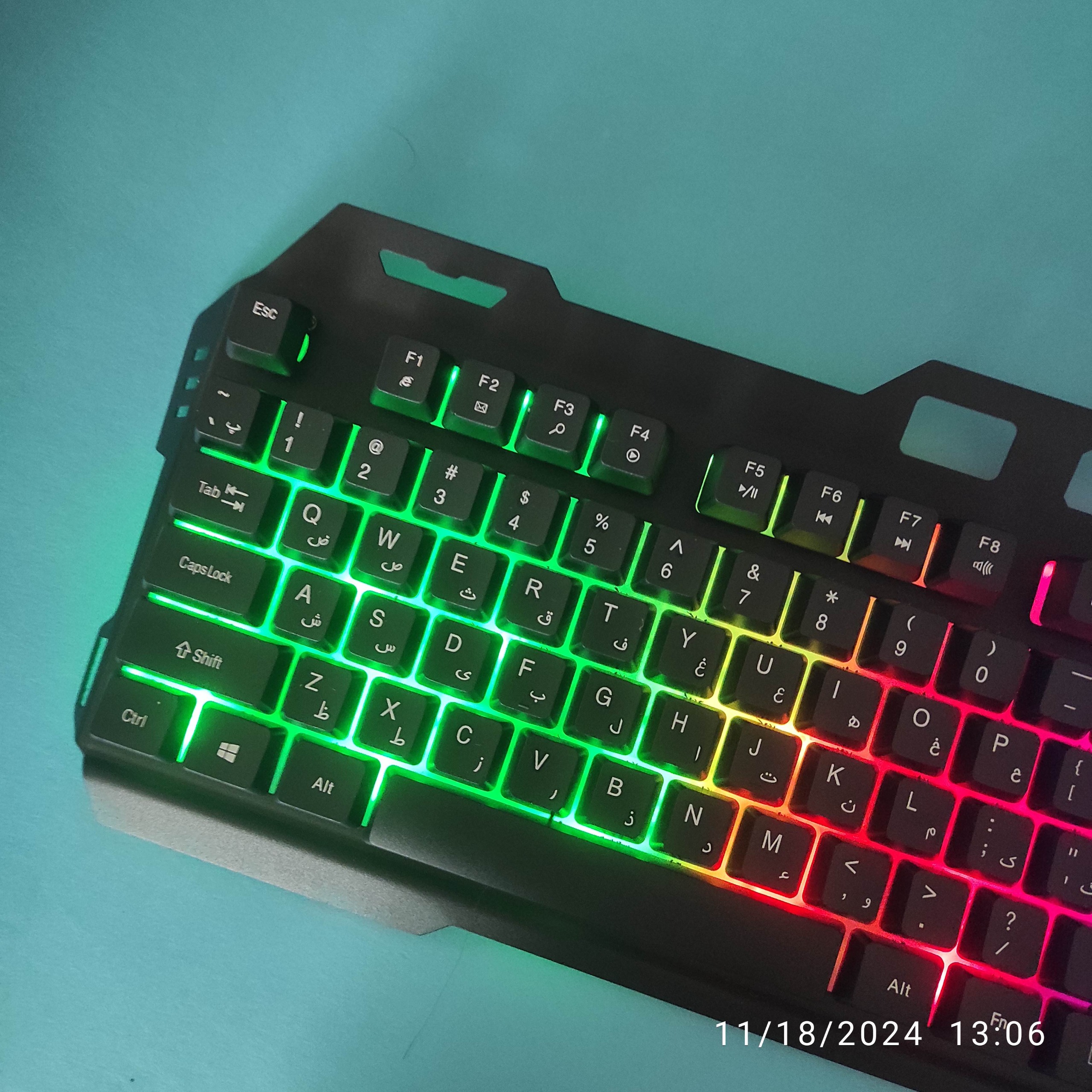 موس و کیبورد گیمینگ گلد اسکار RGB مدل K19 تکنو پاژ