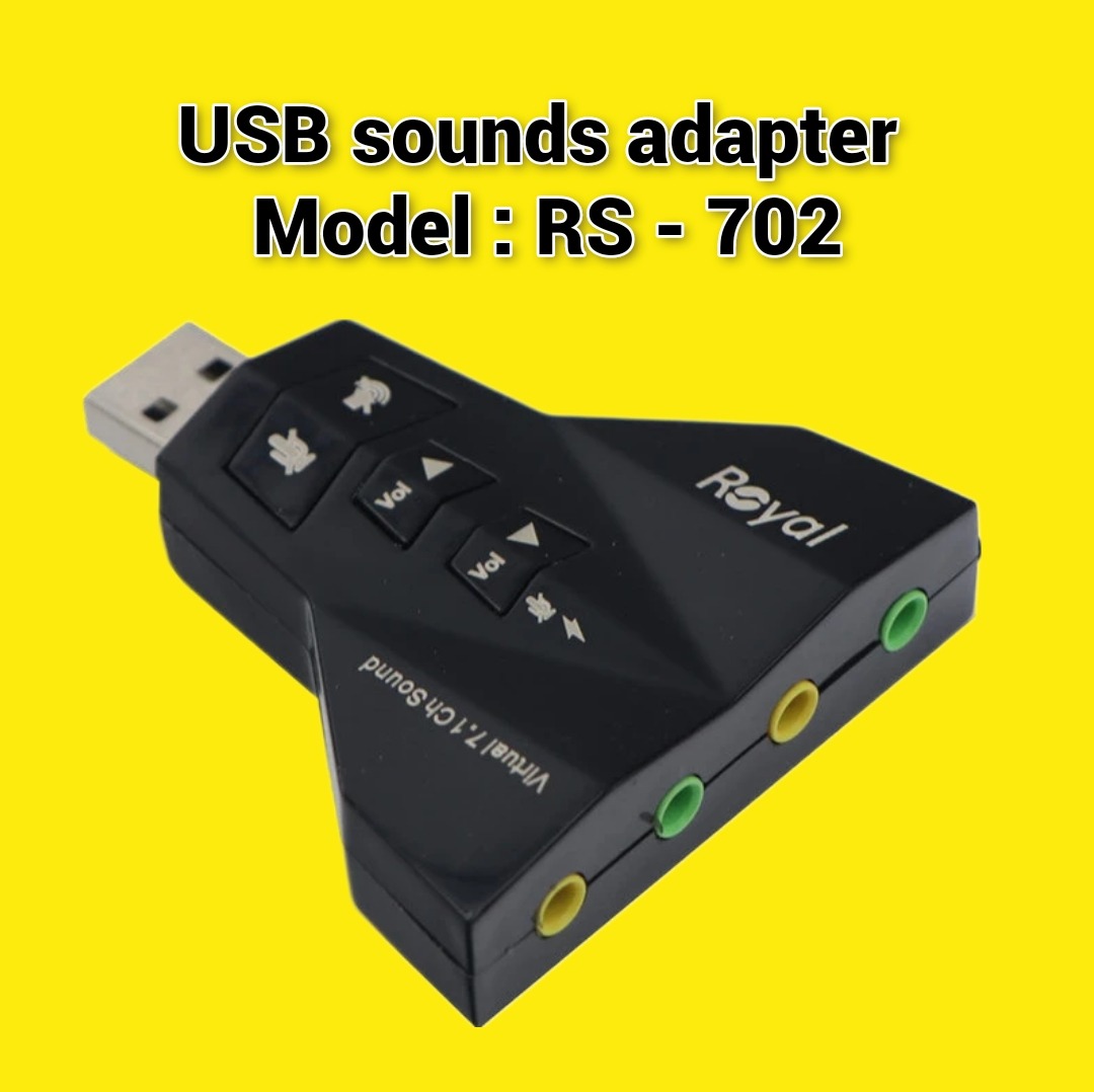 کارت صدای اکسترنال حرفه ای USB رویال Royal RS702