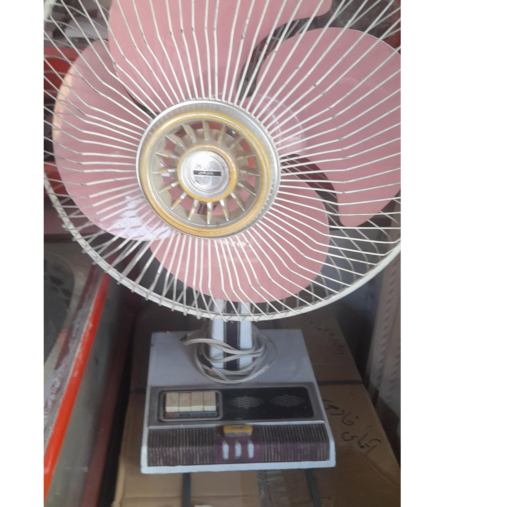 پنکه پارس خزر موتور ژاپنی تنه فلزی پره فلزی