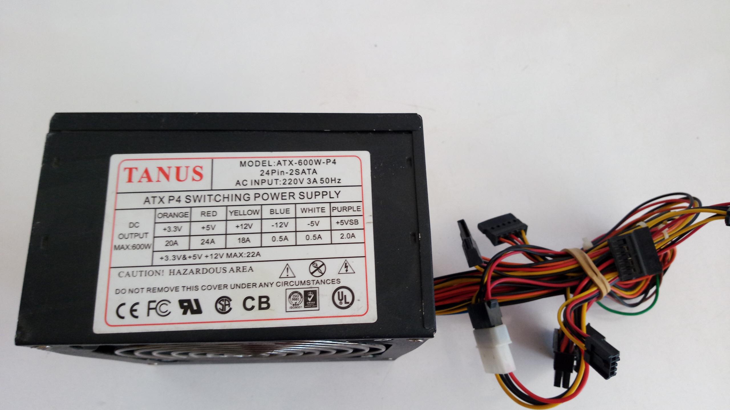 TANUS ATX 600W P4