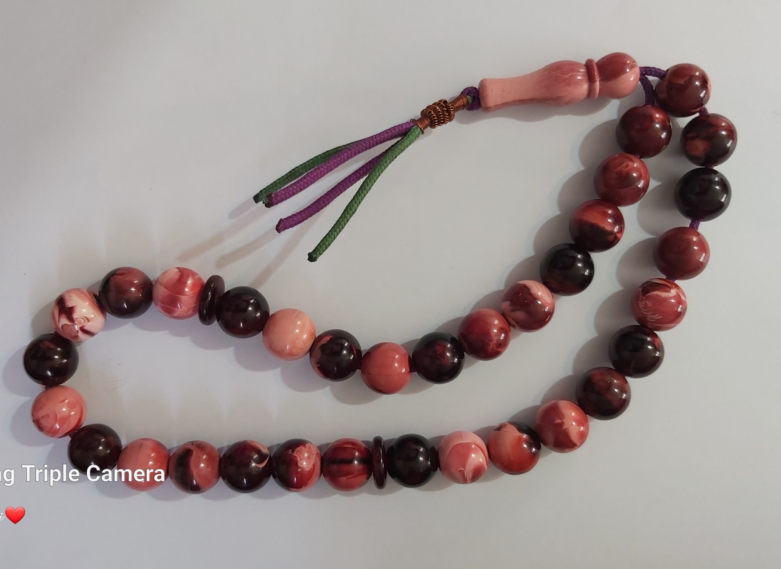 تسبیح طرح کهربا