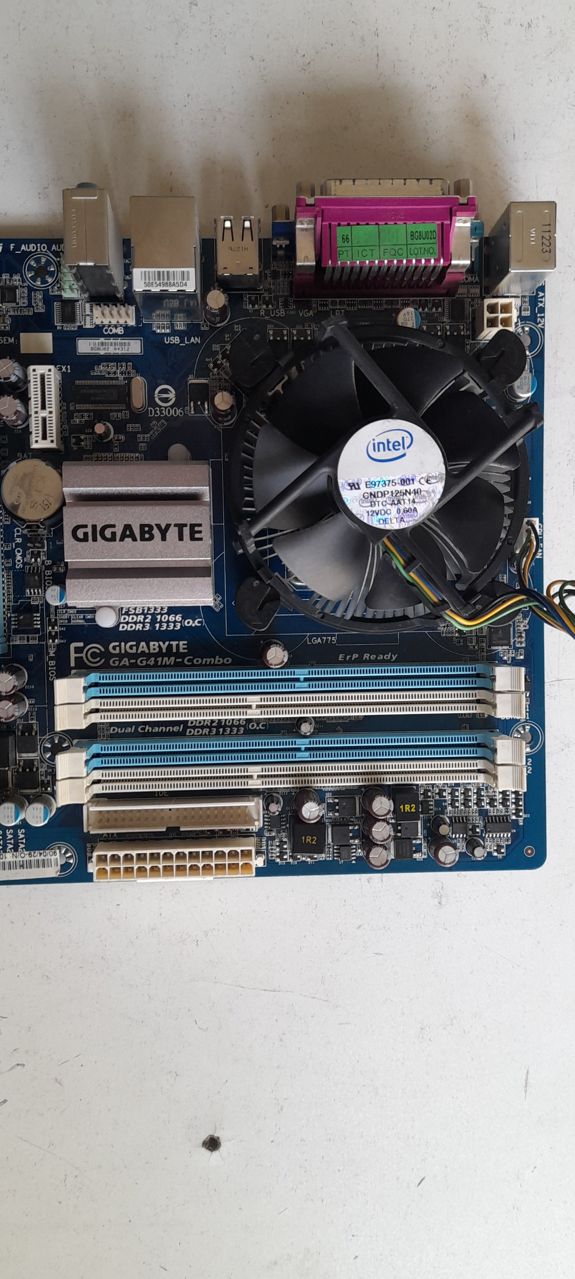 مادربرد فن پردازنده ddr3