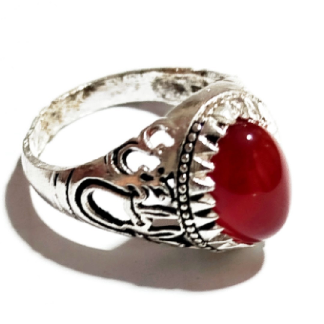 انگشتر نفیس عقیق ناب خراسانی