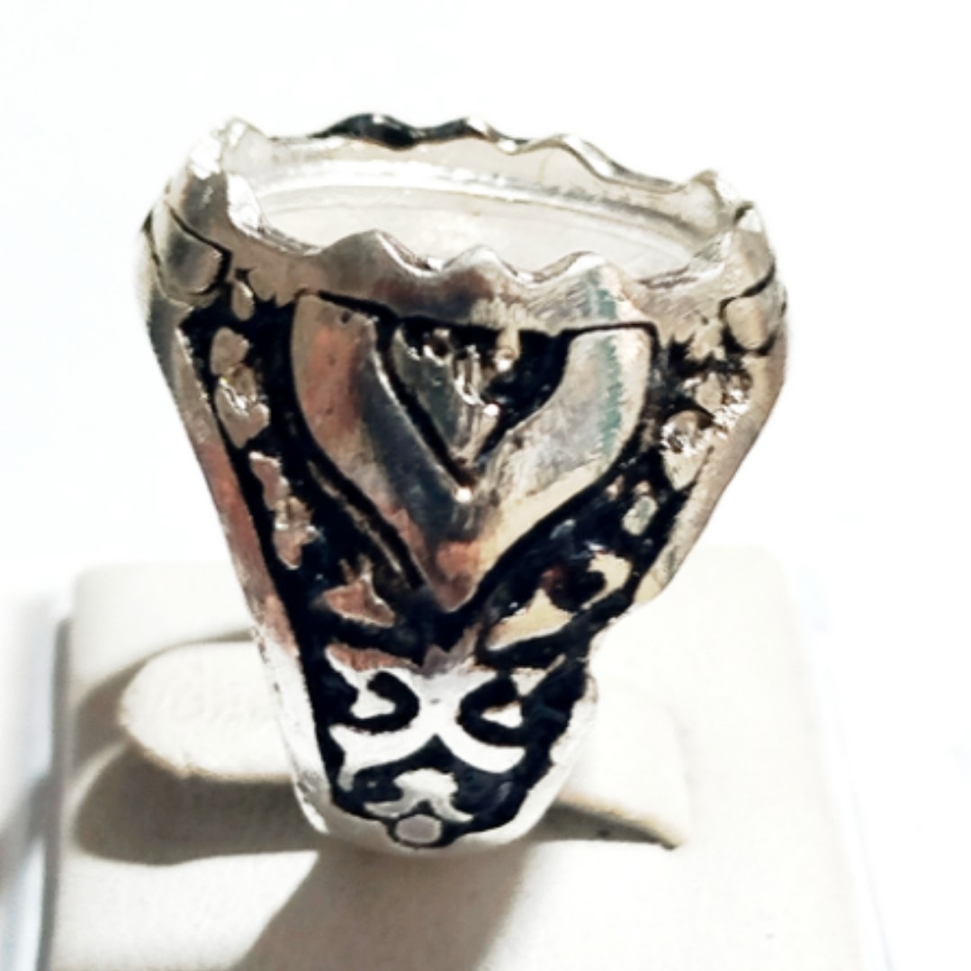 انگشتر رکاب نقره عیار متوسط با کیفیت