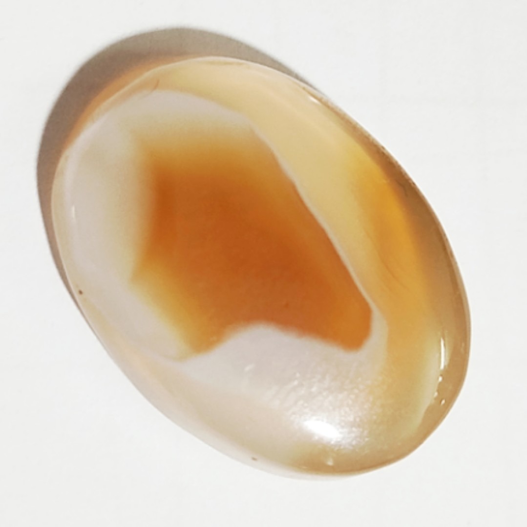 نگین تماشایی عقیق شجر برفی