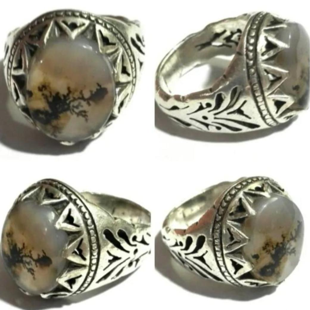 انگشتر تماشای شجر تک درخت اصل قایناتنقره925