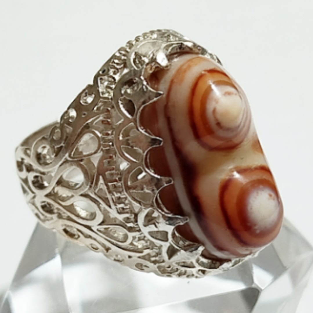 انگشتر ناب باباغوری دوکوهان اصل هندی