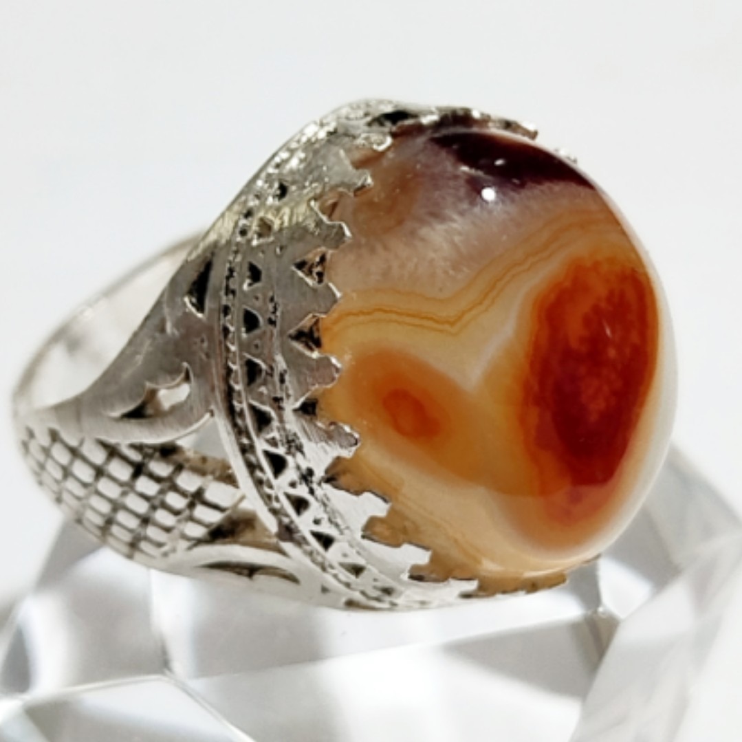 انگشتر فاخر حجرداودی سنگ باقدرت جذب بالا