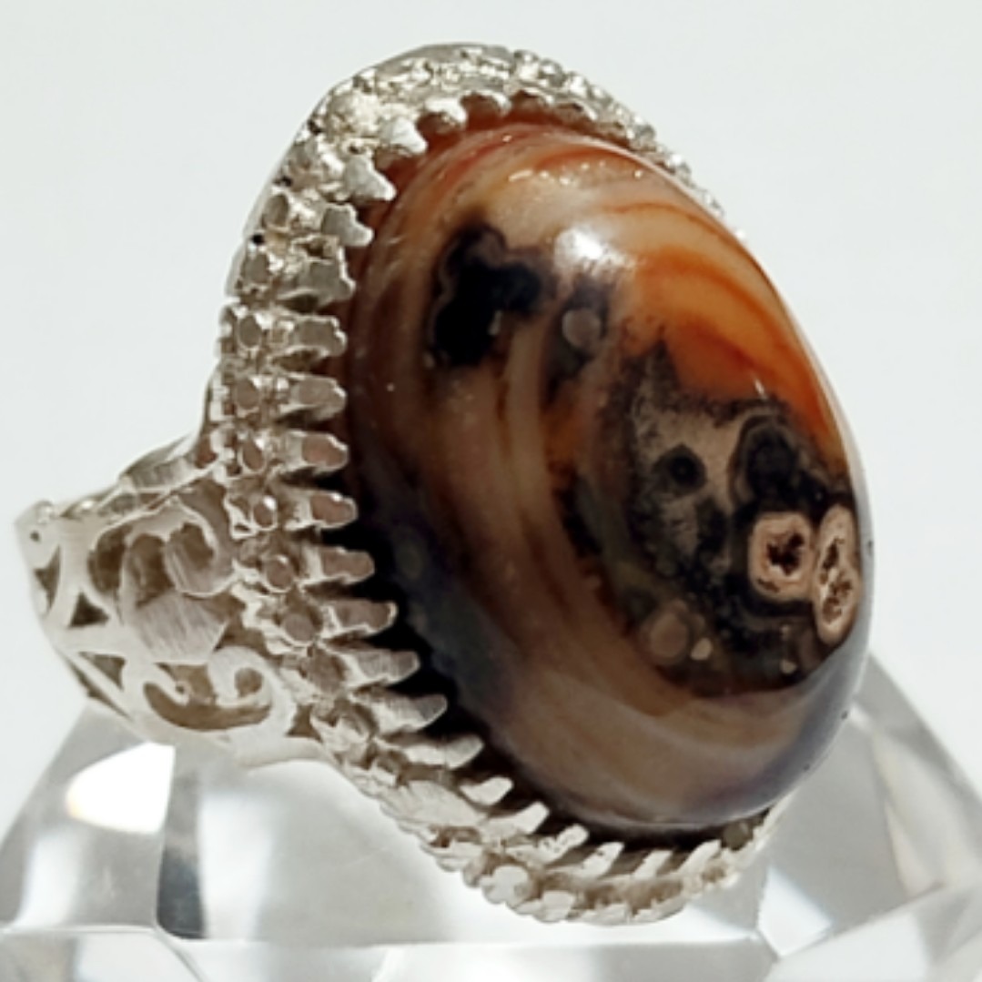 انگشتر حجرالمریب زایشی سنگ بی نظیر درمالو ثروت