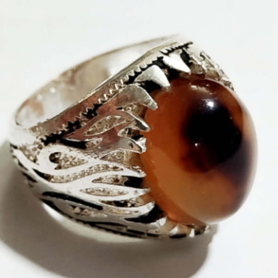 انگشترنطفه دارعین السطان سنگ فعال قوی