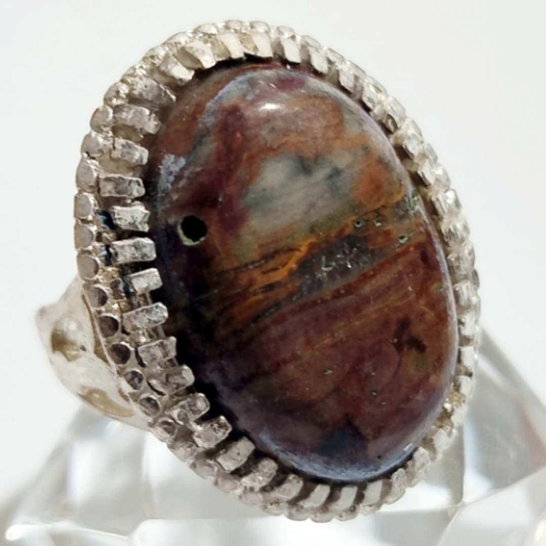 انگشتر چشم نواز حجرالدم سنگ خون با خواص درمانی