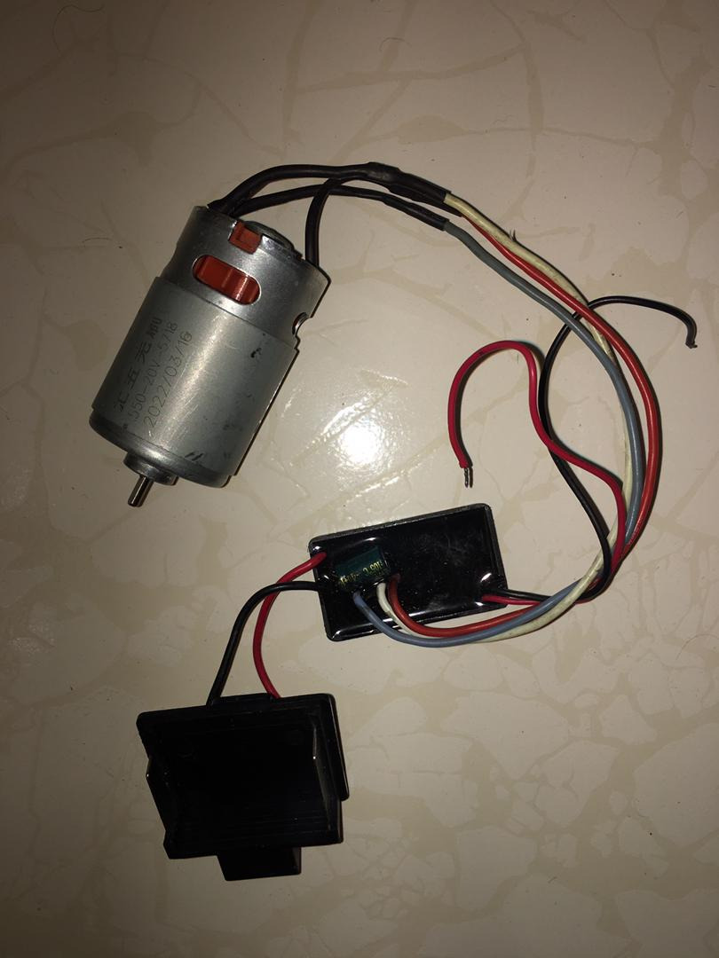 موتور و برد کنترل کارواش خانگی