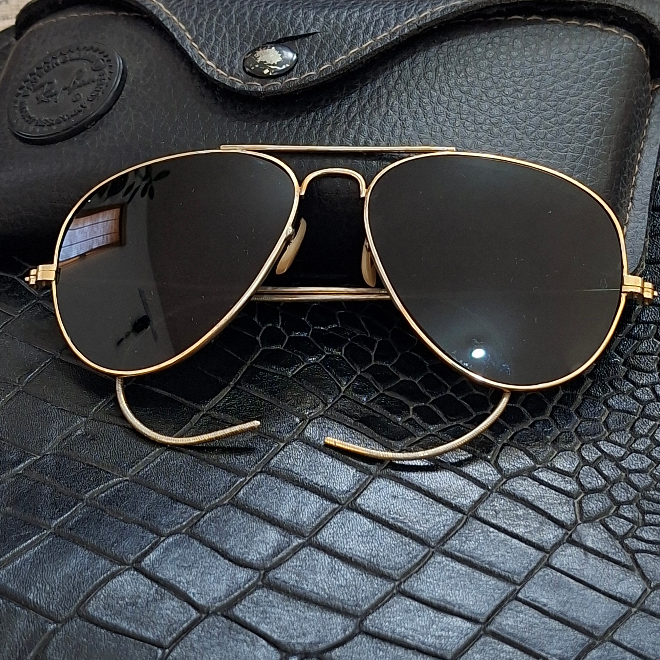 عینک خلبانی ریبن امریکایی قدیمی