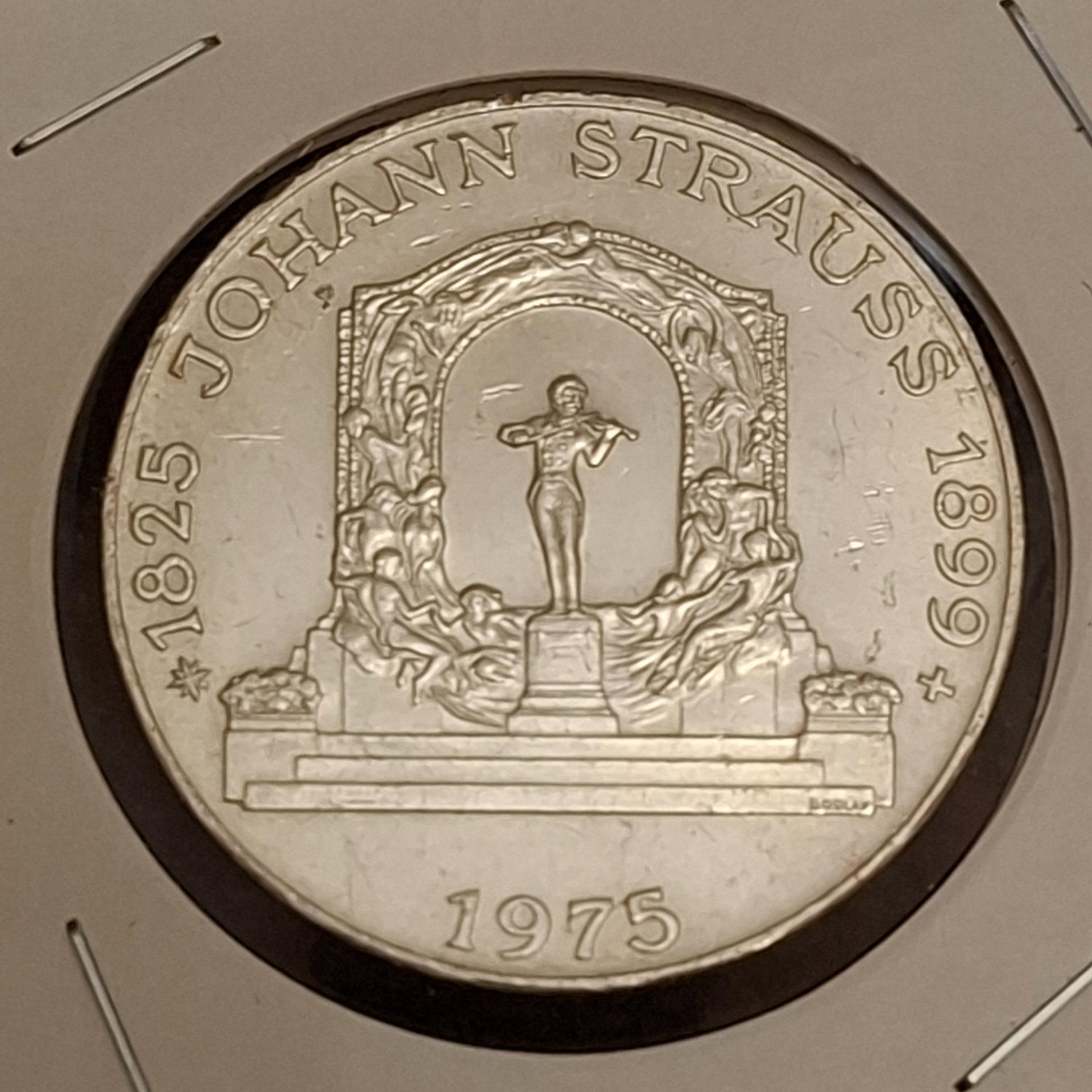 سکه نقره 100 شیلینگ اتریش 1975