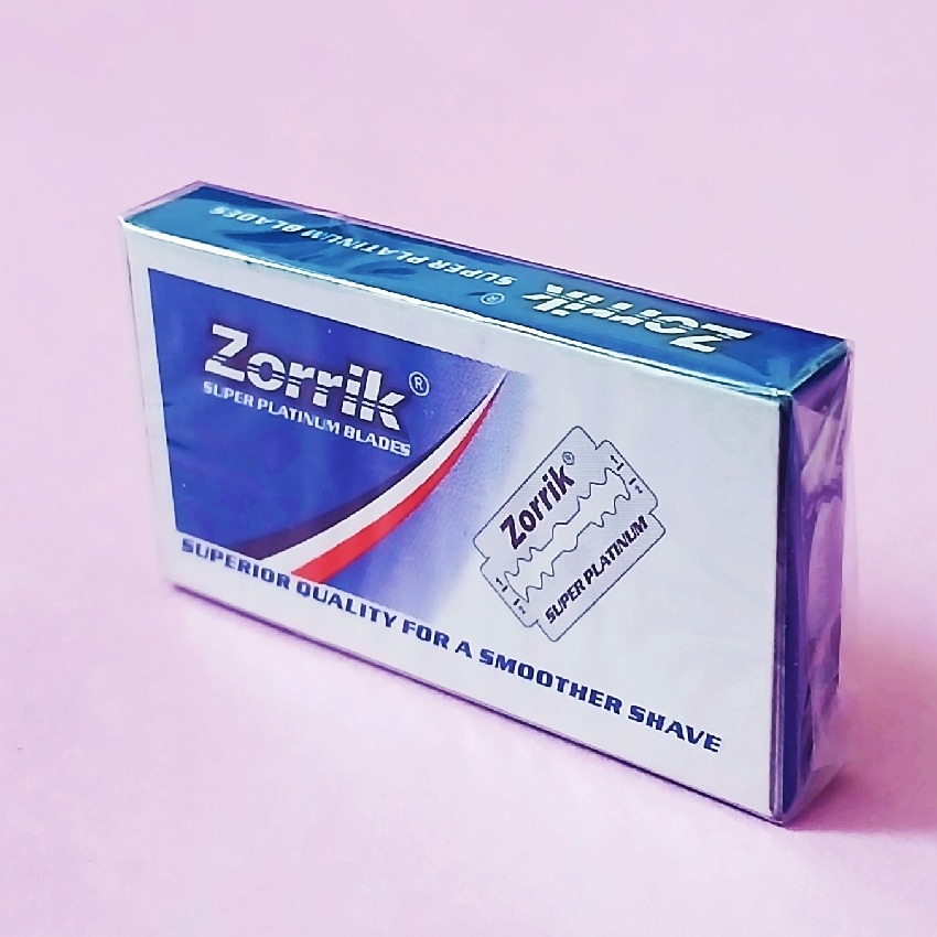 یک بسته تیغ Zorrik پلاتینیوم (2کاغذی) 5عددی وکیوم