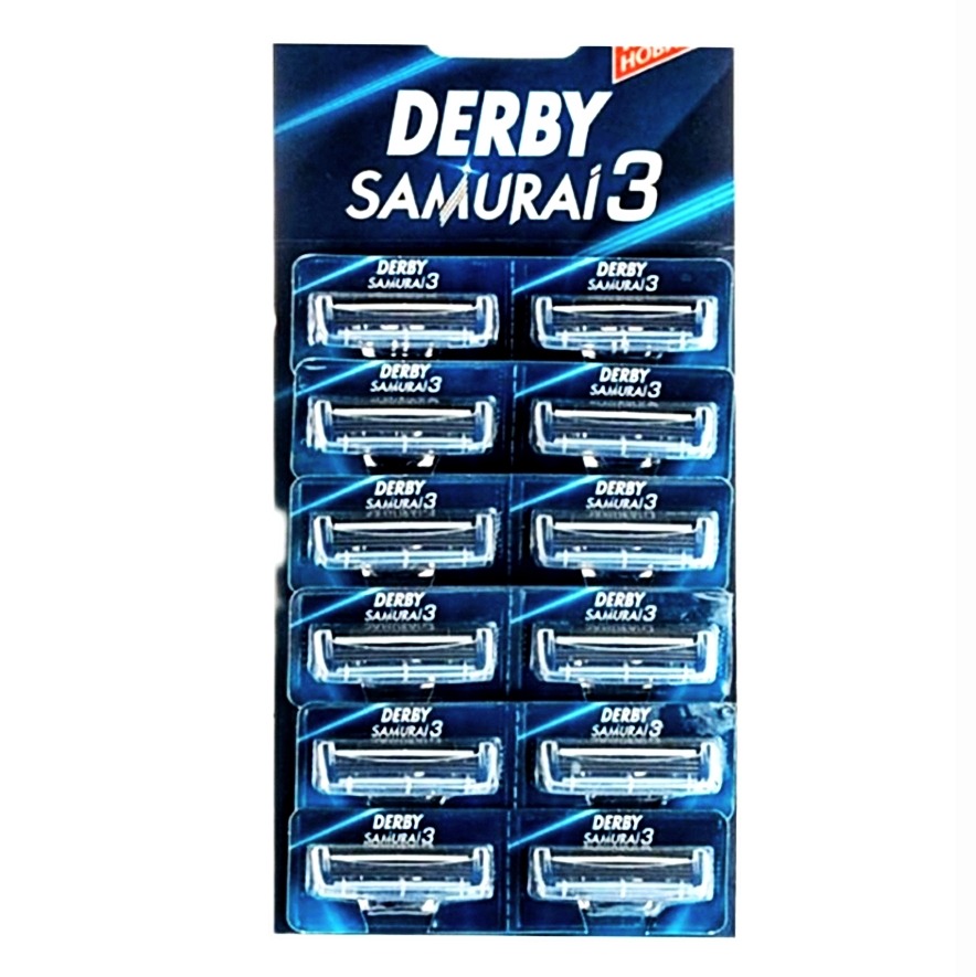 یکعدد خودتراش3لبه ترکیه اصلی DERBY سامورائی