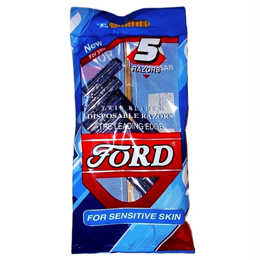 5عدد خودتراش زنانه FORD از برندLORDضدحساسیت اصلی