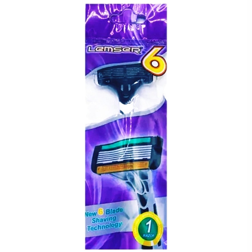  خودتراش 6لبه لمسر اصلی (پاکت بنفش)