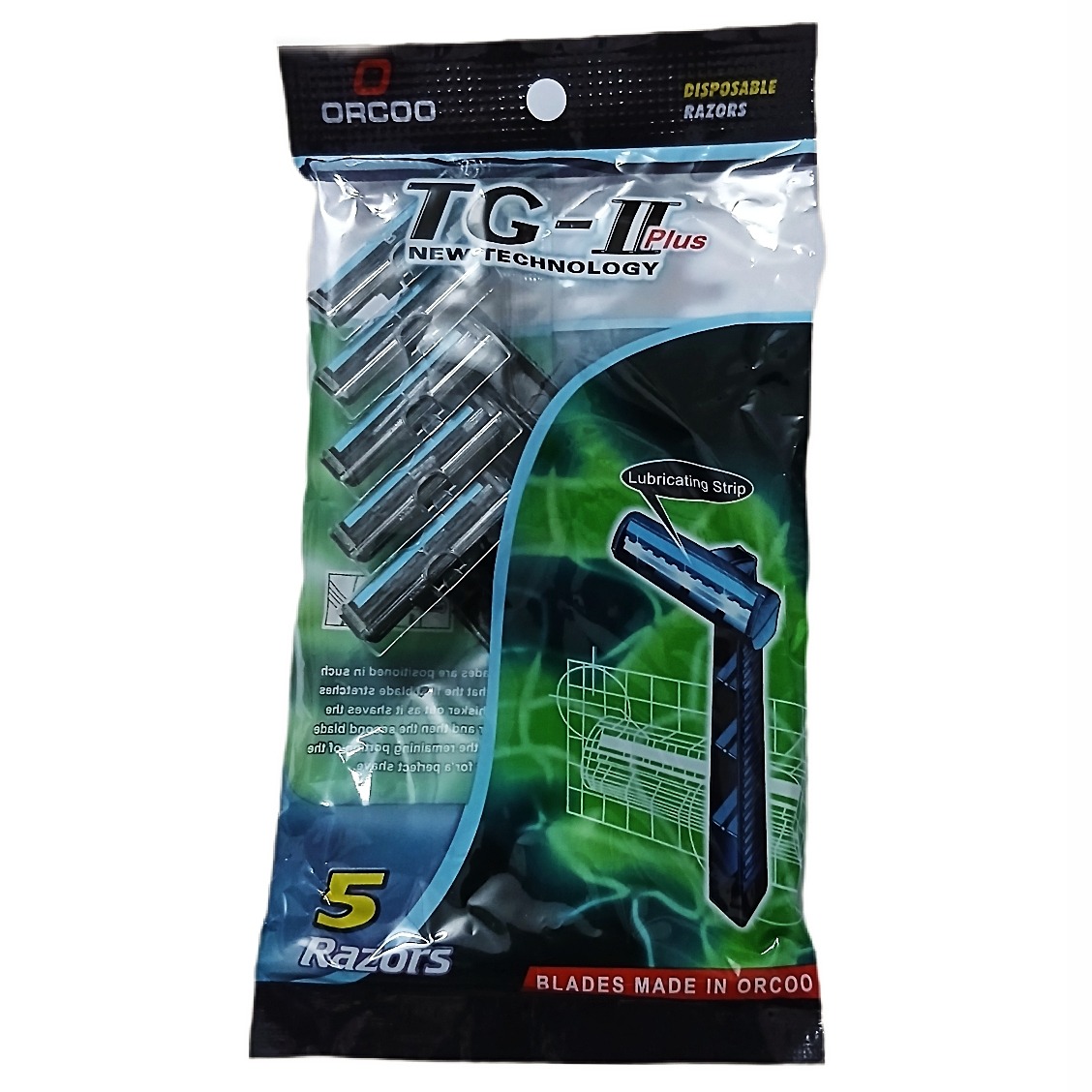 خودتراش زنانه دولبه صابوندار 5عددی ORCOO