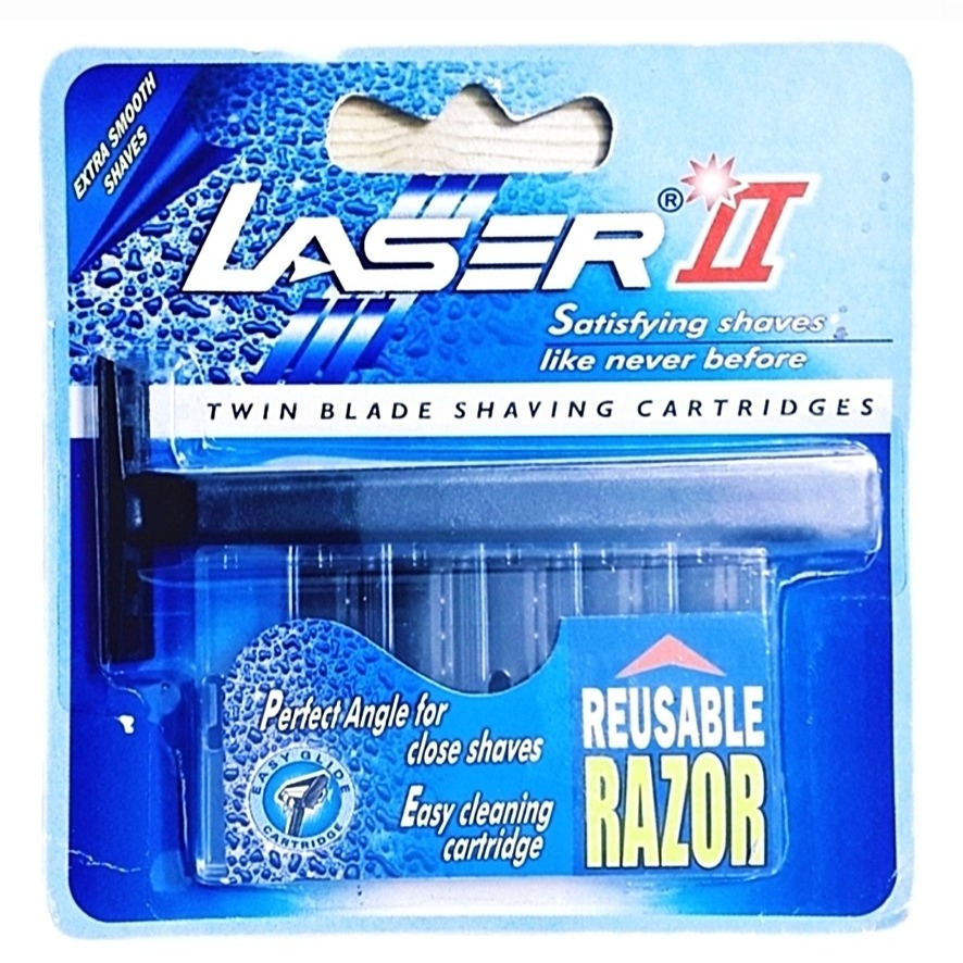 دسته تیغ کشویی LASER II و 5تیغ یدک وکیوم