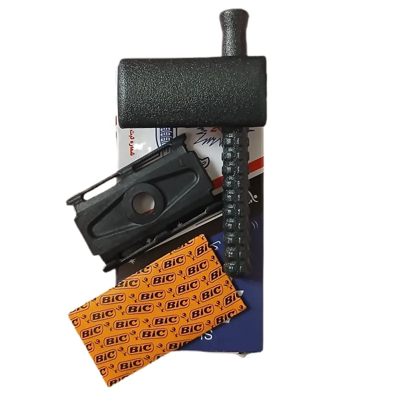 خودتراش لرد (ساخت سفارشی)دسته کوتاه آجدار و تیغBic