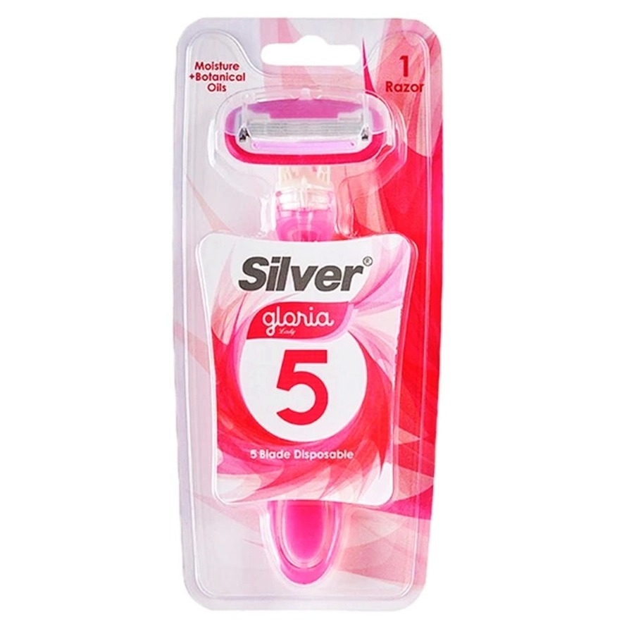 خودتراش زنانه امریکایی(واردات نوبت اول) سیلور 5لبه