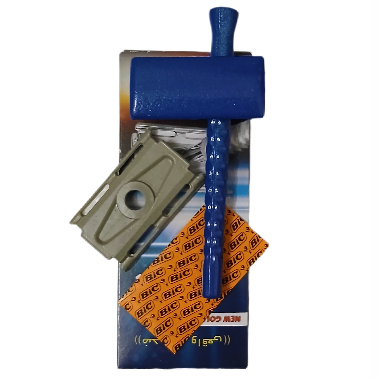 خودتراش لرد ایرانی دسته بلند و یک عدد تیغ Bic