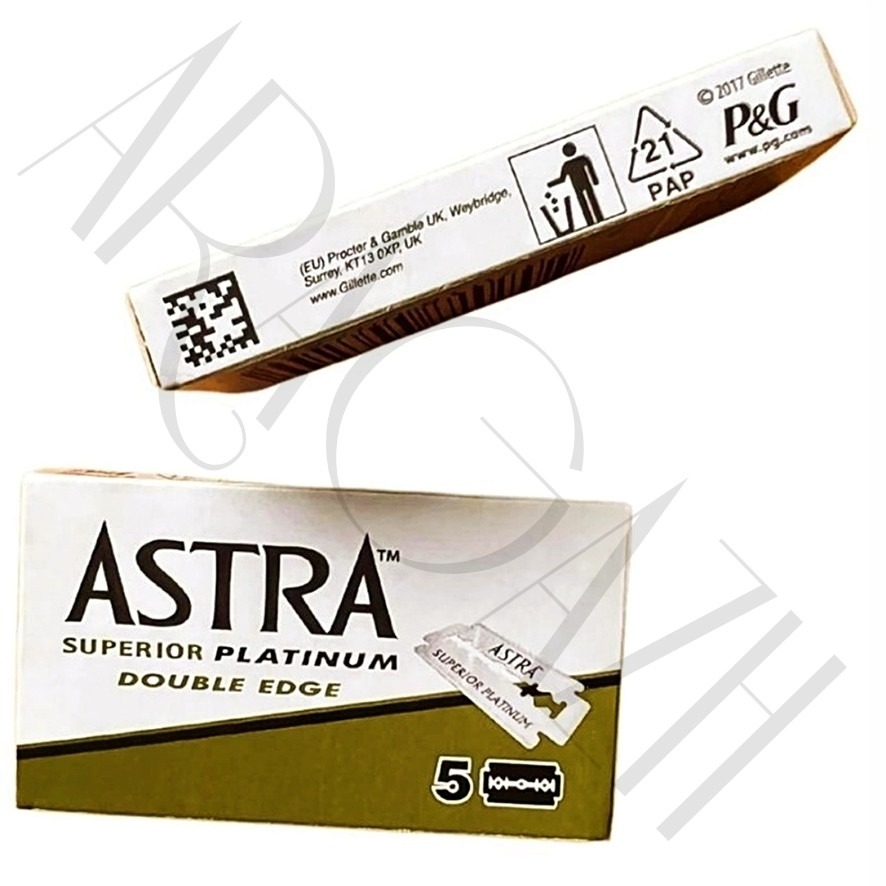یک بسته تیغ روسی اصلی ژیلت 5عددی ASTRA PLATINUM