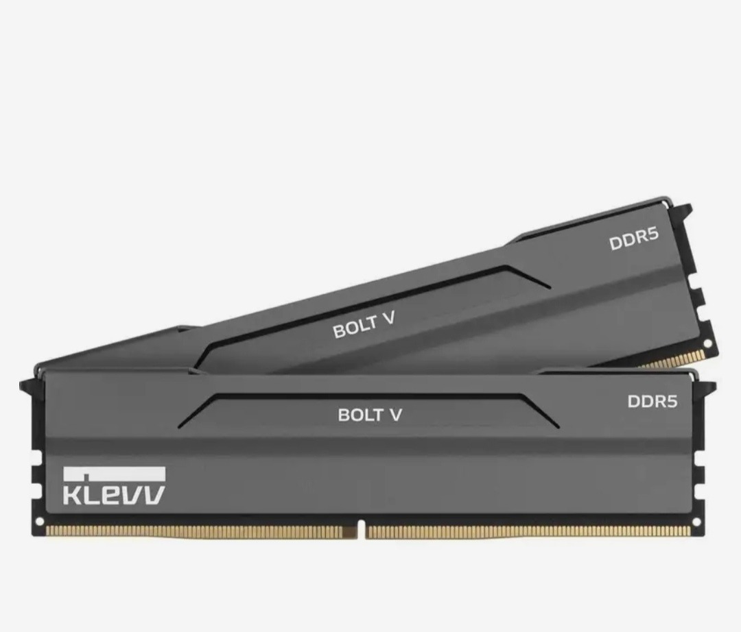 رم KLEVV Bolt V 32GB Dual 7200MHz CL34 - Grey