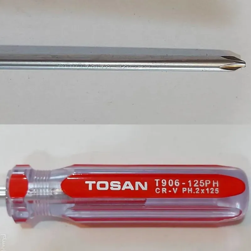 پیچ گوشتی چهارسو نایاب توسن مدل T906_125PH