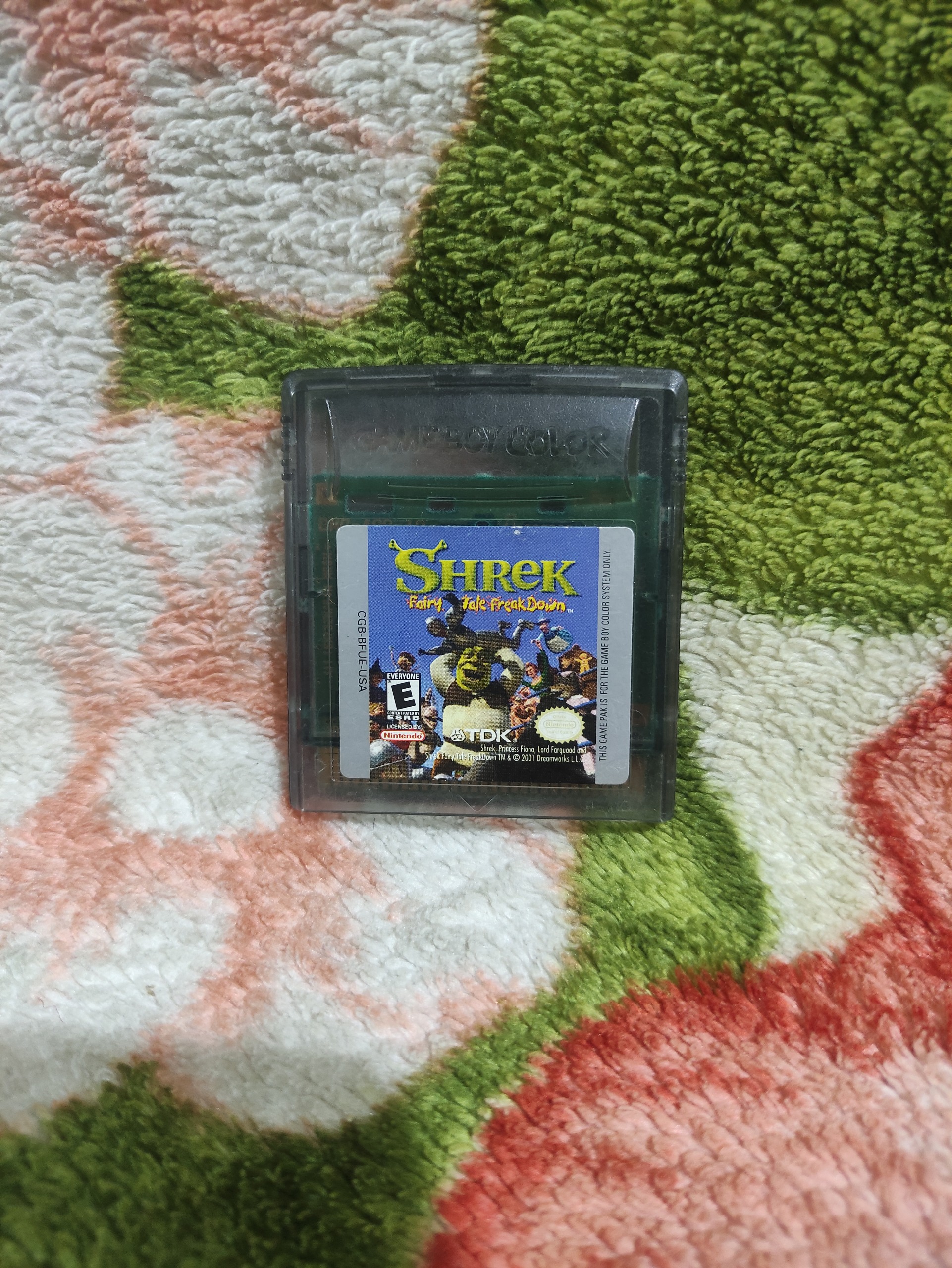 بازی shrek game boy color ریجن آمریکا