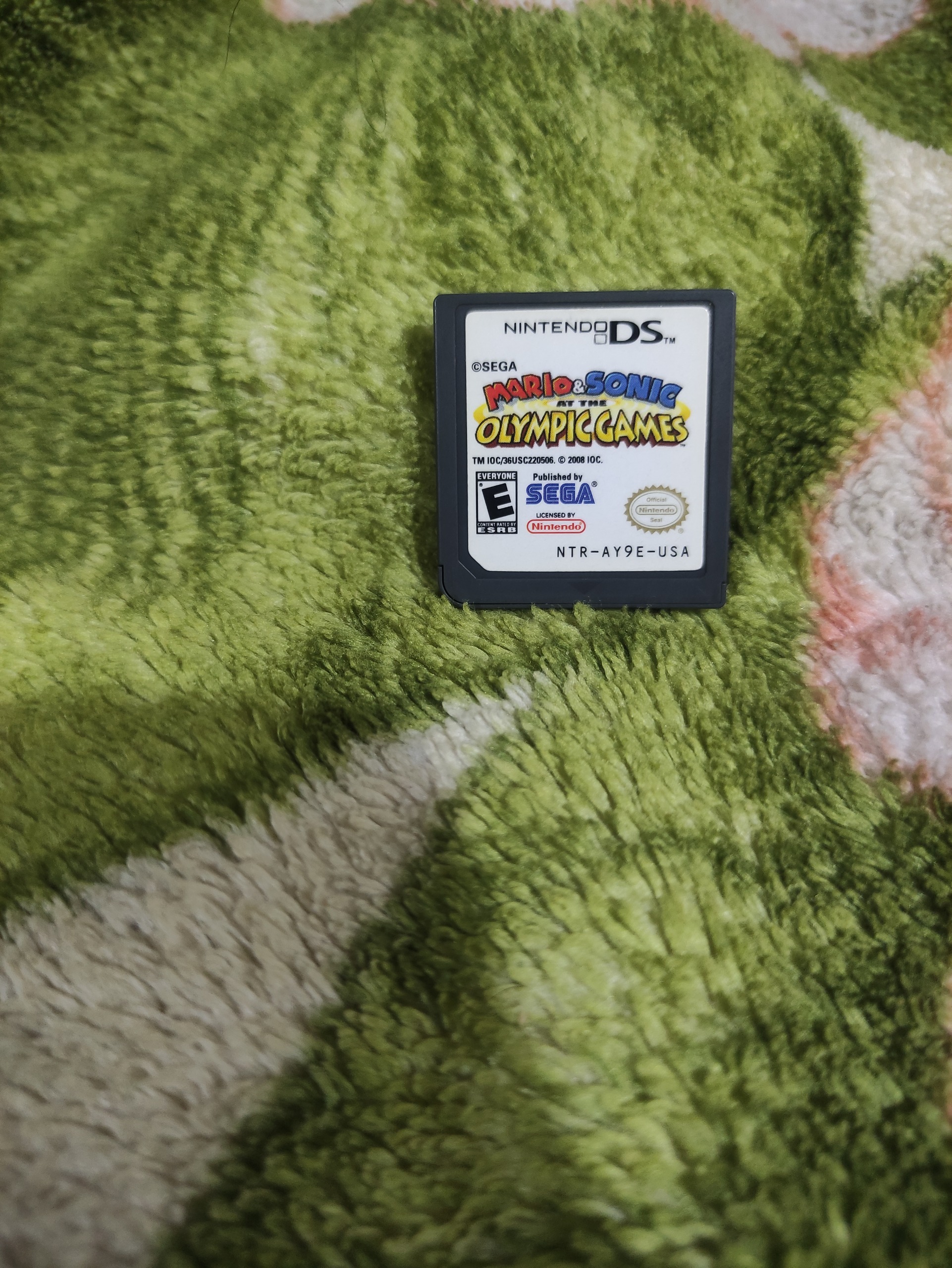 بازی mario  sonic olympic games nintendo ds