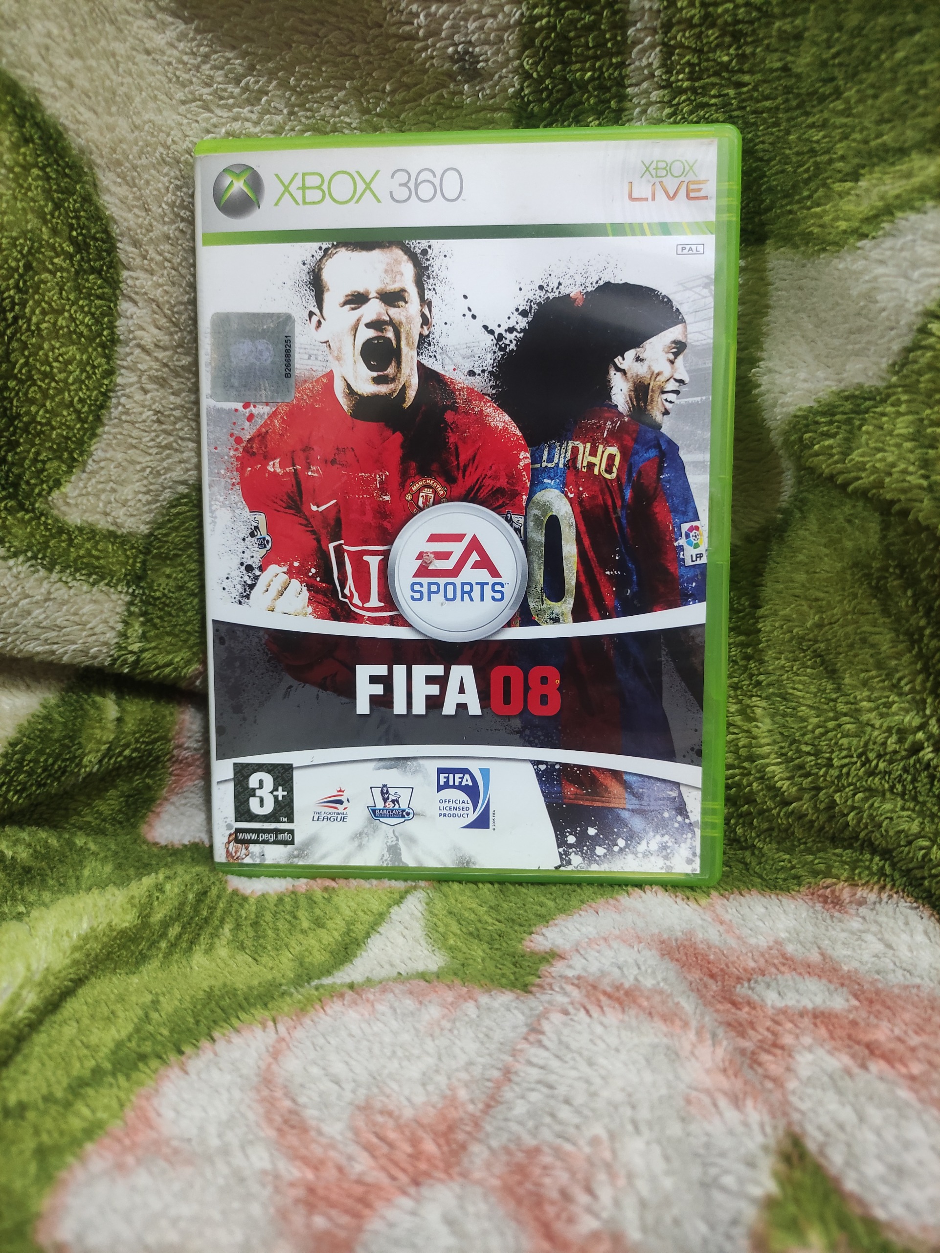 بازی اورجینال fifa 08 xbox 360 pal