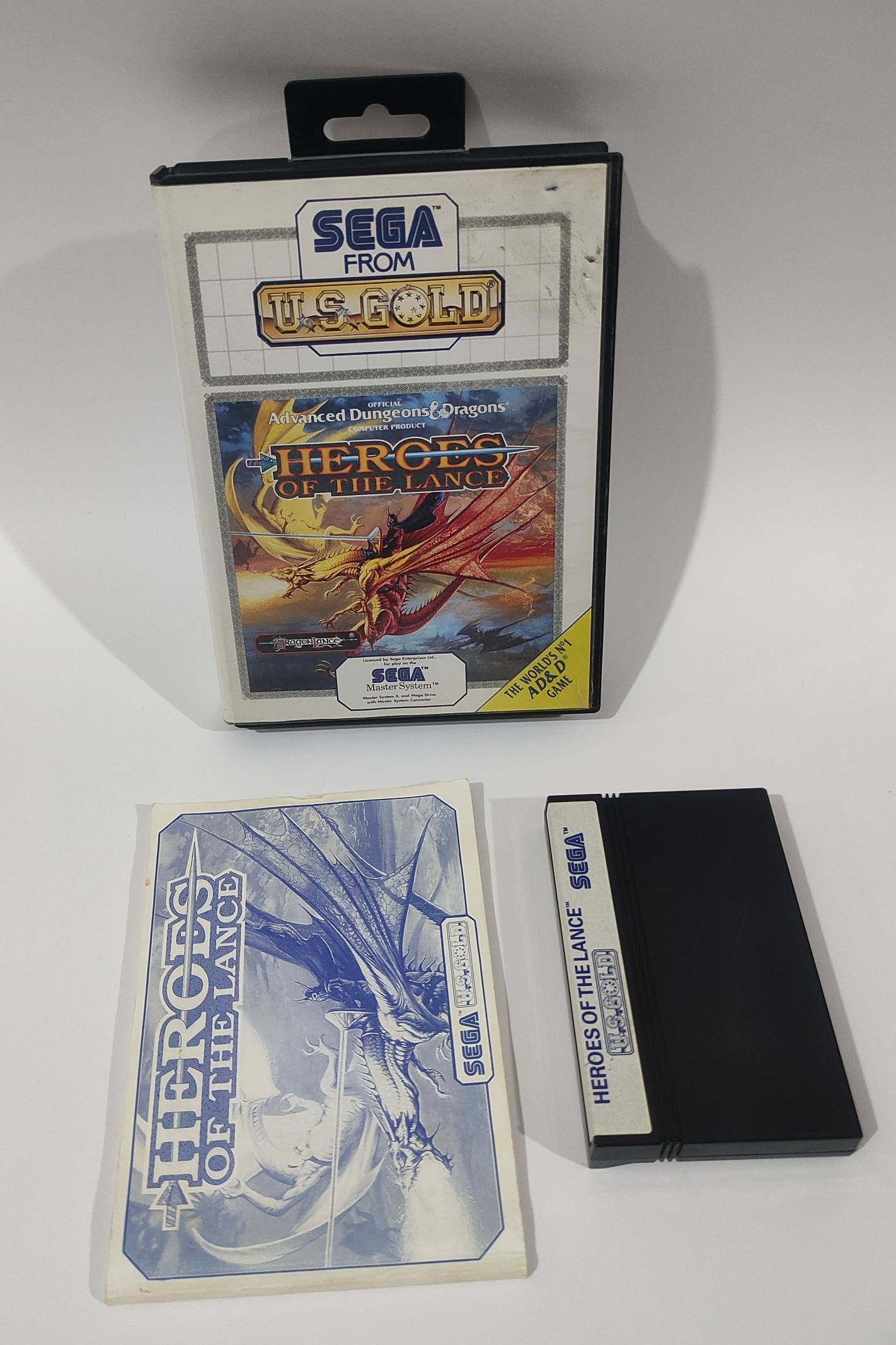 بازی heroes of the lance sega master system