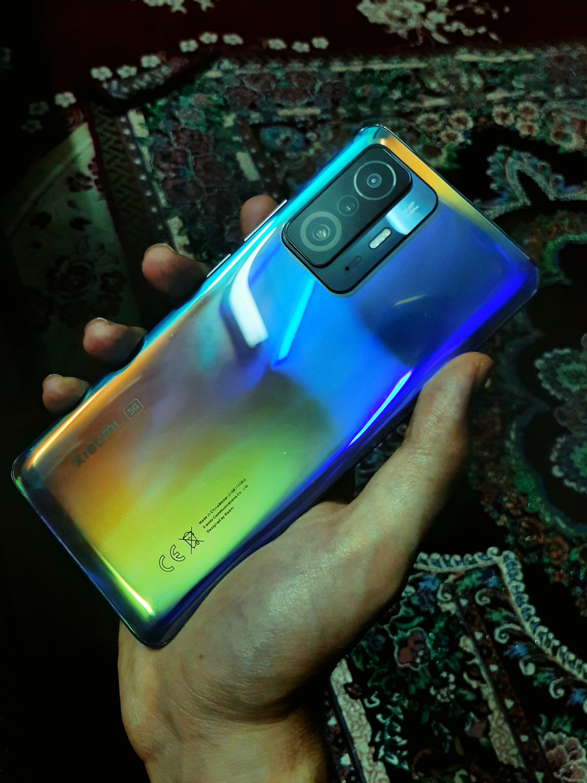 گوشی 11T Pro رام 12 رنگ خاص Celestial Blue