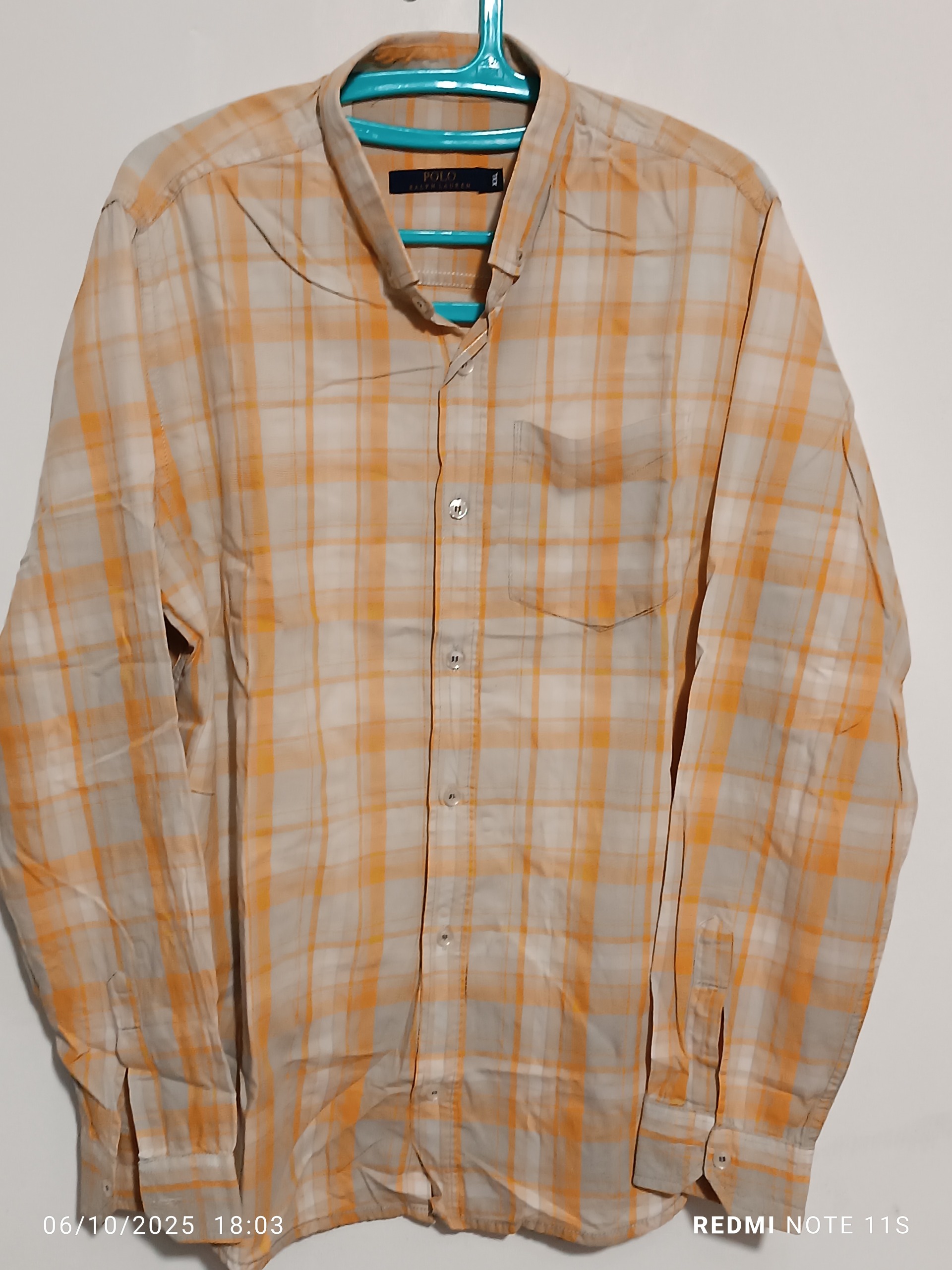 پیراهن چهارخونه نخ پنبه مردانه